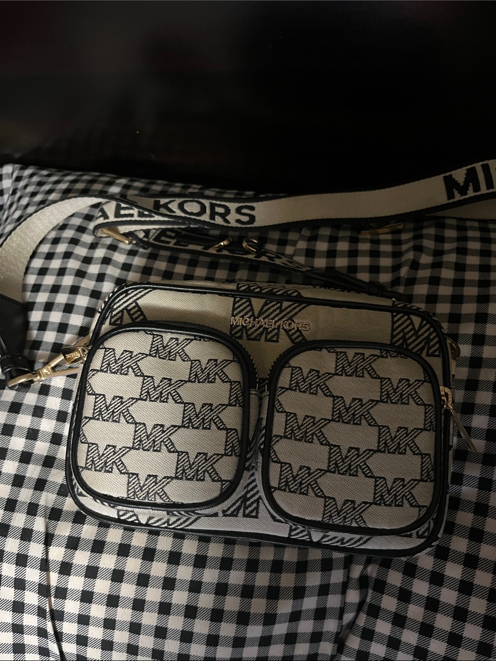 Michael Kors Jet Set Logo MD Tech Crossbody